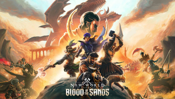 Promotional artwork for New World Blood of the Sands Update.